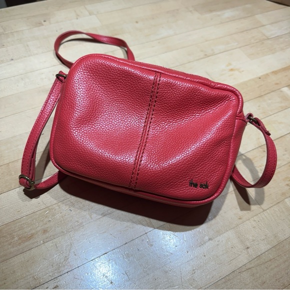 The Sak Crossbody Bag in Coral Red - Picture 1 of 5